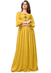 Designer Mart Rayon Maxi Gown Dress - Designer mart