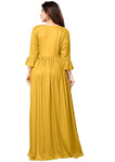 Designer Mart Rayon Maxi Gown Dress - Designer mart