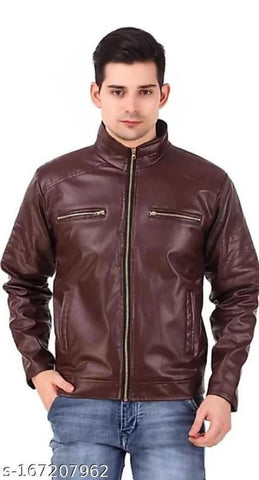 Quilted Faux Leather Jacket – Designer mart