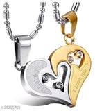 Stainless Steel I Love You Pendant - Designer mart